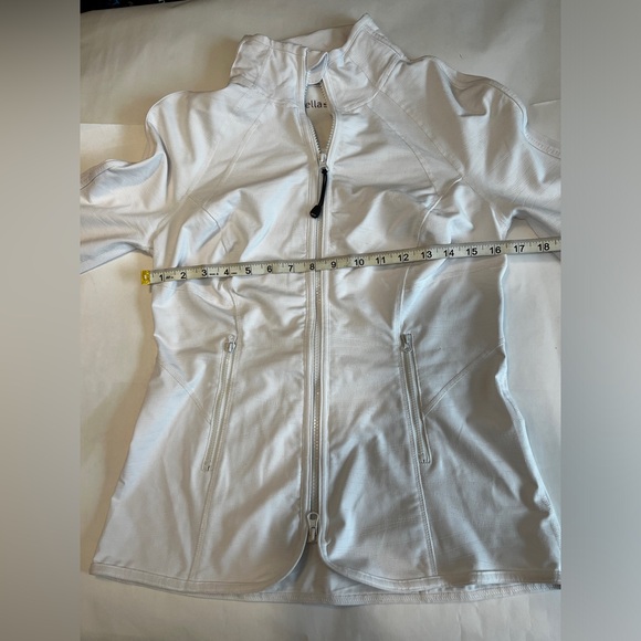 EUC Zella White Track Jacket | Size Medium - Picture 5 of 7